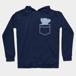 Pocket Elephant T-Shirt Hoodie